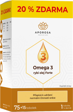 Aporosa Omega 3 rybí olej Forte 700 mg 90 tobolek