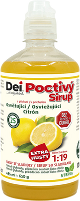 DEI Poctivý Sirup Citron 485 ml