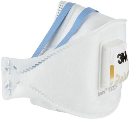 3M 9322-5 Aura™ respirátor proti částicím, s ventilem FFP2 5 ks