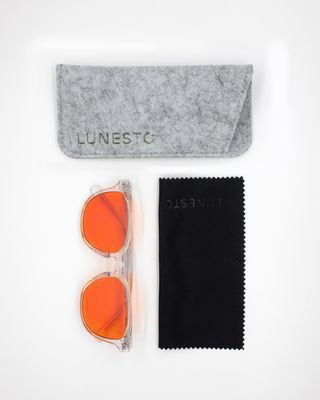 Lunesto Blue Light - oranžové brýle blokující modré světlo - transparentní