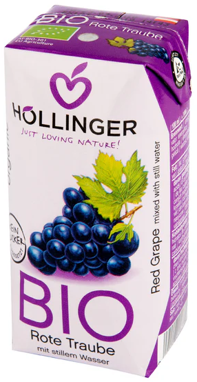 Hollinger Nektar červený hrozen BIO 200 ml
