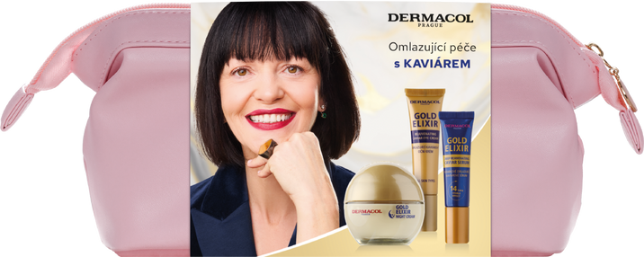 Dermacol dárkový balíček Gold elixír