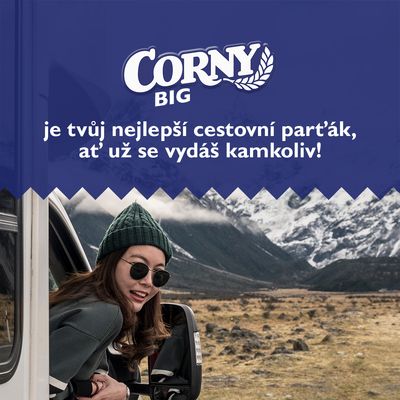 Corny BIG cereální tyčinka kokos-čokoláda 50 g