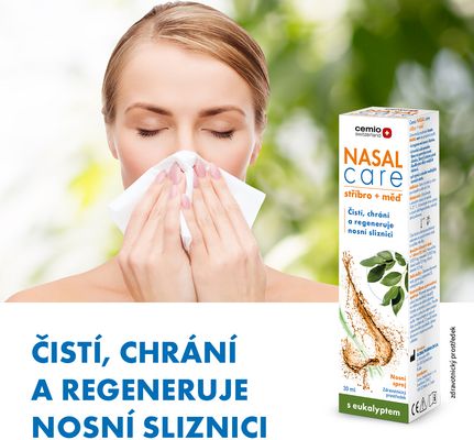 Cemio NASAL care stříbro + měď 30 ml