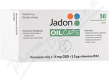 Jadon oil caps CBD s konopným olejem 15mg CBD+B12 30 kapslí