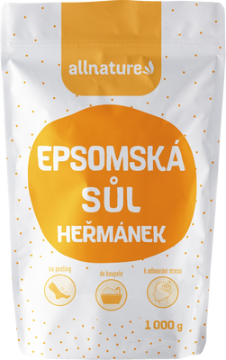 Allnature Epsomská sůl Heřmánek 1000 g