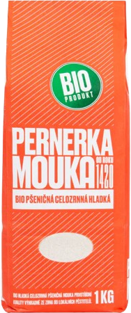 Pernerka Mouka pšeničná celozrnná hladká BIO 1 kg