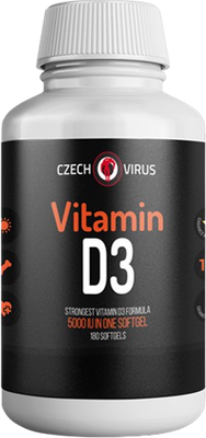 Czech Virus Vitamin D3 180 kapslí