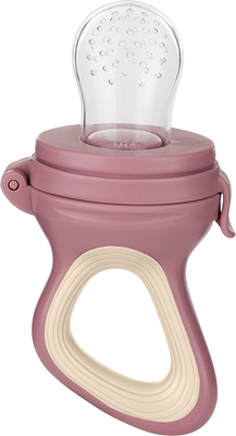 Petite&Mars Dudlík silikonový na krmení Fruzi Rose&Sand 6m+