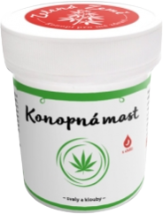 Zelená Země Konopná mast na svaly a klouby 100 ml