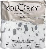 Kolorky DELUXE VELVET Puntíky vel. XL (12-16 kg) 17 ks