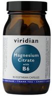 Viridian Magnesium Citrate with Vitamin B6 90 kapslí