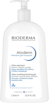 Bioderma Atoderm Intensive Gel moussant zklidňující sprchový gel pro velmi suchou a atopickou pokožku 1 l