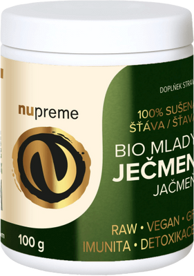 Nupreme BIO Mladý ječmen Premium 100 g