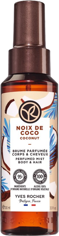 Yves Rocher Parfémovaný sprej na tělo a vlasy Kokos 100 ml