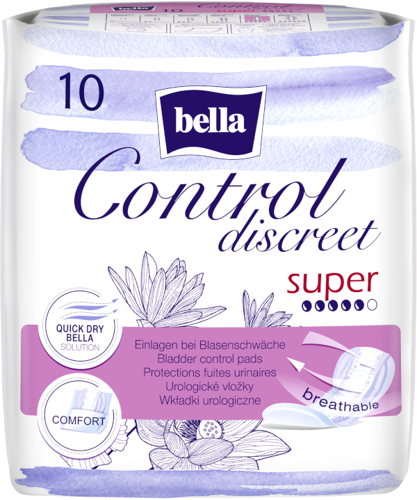 Bella Lady Control Discreet Super urologické vložky 10 ks