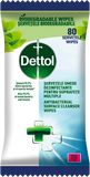Dettol Antibakteriální ubrousky na povrchy 80 ks