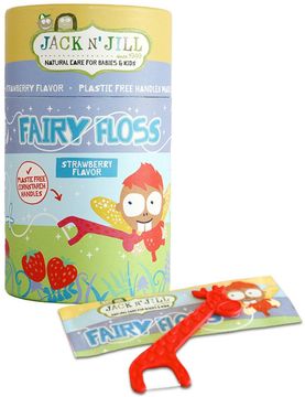 Jack n' Jill Zubní nit pro děti Fairy Floss 30 ks