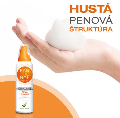Omega PANTHENOL 9% ALOE VERA Chladivá pena 150 ml