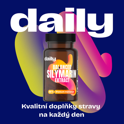 Daily Balanced Silymarin Extract (Ostropestřec mariánský) 90 kapslí