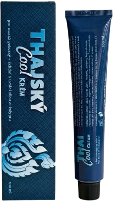 Thai Cream Thai Cool Cream Pure Chladivý masážní krém 100 g