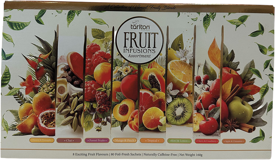 Tarlton Fruit Infusions Assortment papír 80 x 2 g