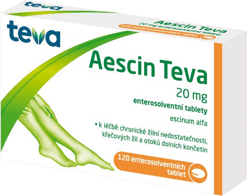 Aescin Teva 20mg 120 tablet