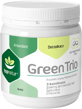 Topnatur Green Trio Chlorella+Spirulina+Zelený ječmen 540 tablet