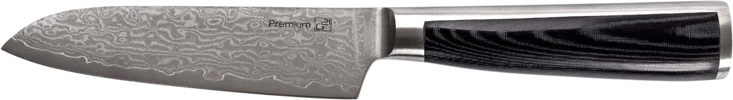 G21 Nůž Damascus Premium 13 cm, Santoku