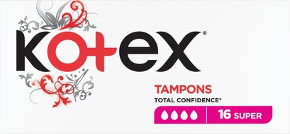 Kotex® Tampony Super 16 ks