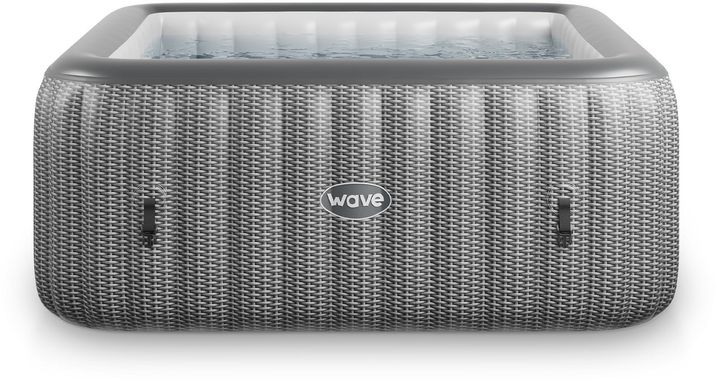 CF WAVE Vířivý bazén CF PACIFIC 4 GREY RATTAN