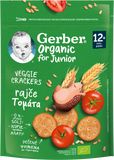 Gerber Organic Junior Veggie krekry s rajčaty 100 g