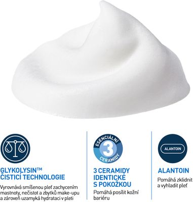CeraVe čistící pěna pro optimální pH pro normální až smíšenou pleť 148 ml