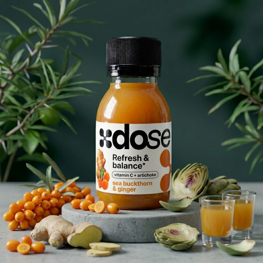 Xdose Refresh & Balance - rakytník & zázvor 60 ml