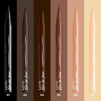 NYX Professional Makeup Epic Ink Liner, voděodolné oční linky - Dark Chocolate