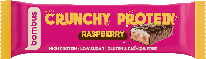 Bombus Crunchy Maliny 50 g