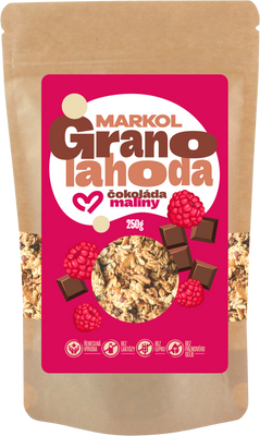 Markol Granola malina a čokoláda 250 g