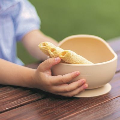 Petite&Mars Set jídelní silikonový TAKE&MATCH Desert Sand - Dusty Rose 6m+ 4 ks