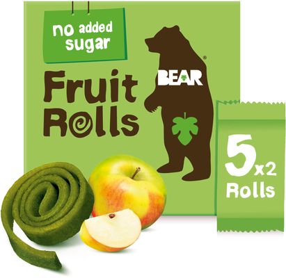 Bear Fruit Rolls jablko ovocné rolované plátky 5 x 20 g