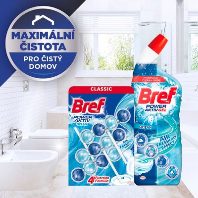 Bref WC blok Power Aktiv Ocean 3 x 50 g