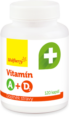 Wolfberry Vitamín A +D3 kapsle 120 kapslí
