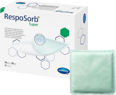 Hartmann Resposorb Super 10 x 10 cm 10 ks