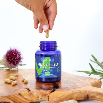 Natios Milk Thistle Extra Strength 5000 mg 90 kapslí