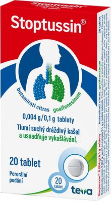 Stoptussin 0,004 g/0,1 g 20 tablet