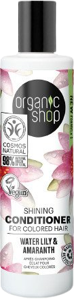 Organic Shop Rozjasňující kondicionér pro barvené vlasy Leknín a amarant 280 ml