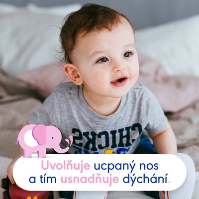 Otrivin 0,5mg/ml nosní kapky pro děti při léčbě ucpaného nosu 10 ml