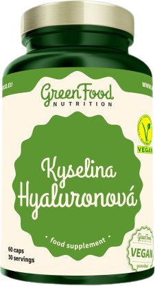 GreenFood Nutrition Kyselina Hyaluronová 60 kapslí
