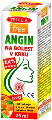 Terezia FreeAngin spray na bolest v krku 25 ml
