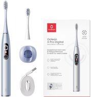 Oclean X Pro Digital Silver sonický kartáček, stříbrný