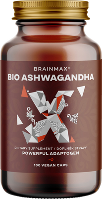 BrainMax BIO Ashwagandha 560 mg, 100 kapslí